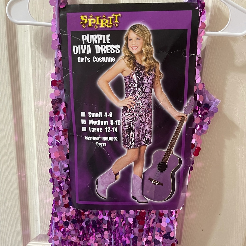 Purple diva dress